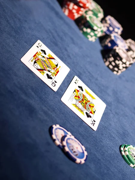 ポーカーゲーム ギャンブルカジノ — ストック写真