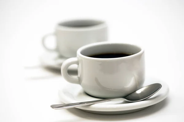 Köstlichen Frisch Zubereiteten Kaffee Nahsicht — Stockfoto