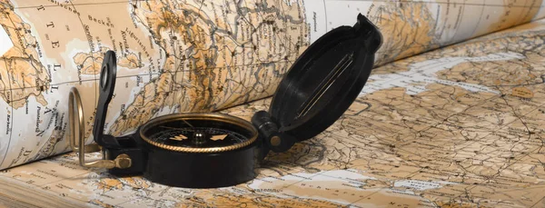 Travel Compass Journey Compass — Stock Photo, Image