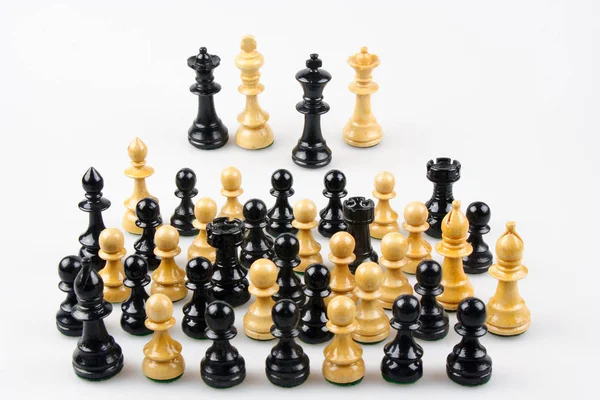 チェスフィギュアトーナメントゲームテーブルスポーツ — ストック写真