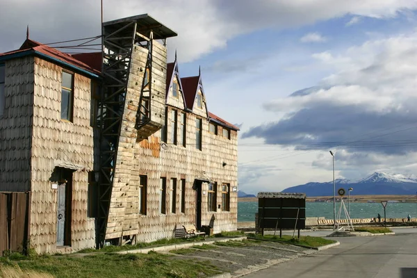 Mochileiros Puerto Natales Chile — Fotografia de Stock