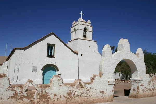 Iglesia San Pedro Atacama Chile — Foto de Stock