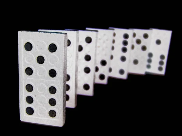 Dominoes Game Domino Gaming Pieces — Stock Photo, Image