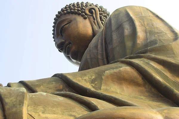 Gigantesco Buddha Hong Kong — Fotografia de Stock