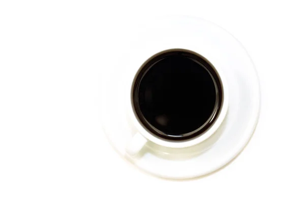 Poranna Filiżanka Czarnej Kawy — Zdjęcie stockowe