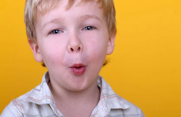 Niedliches Kinderporträt Glückliche Kindheit — Stockfoto