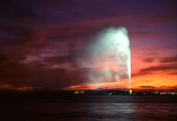 Jeddah Fountain Saudi Arabia — Stock Photo, Image