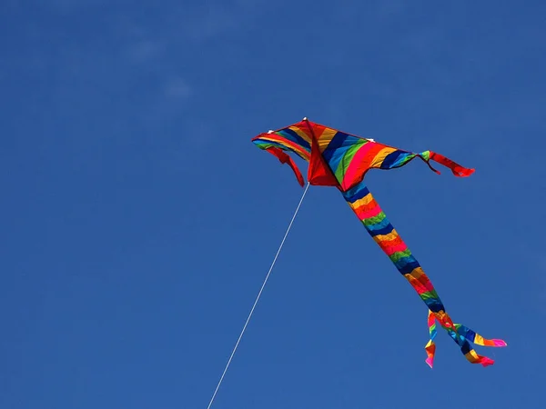 Drachen Fliegen Den Himmel — Stockfoto
