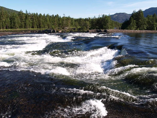 Rafting River Evje Setesdal — Stock Fotó