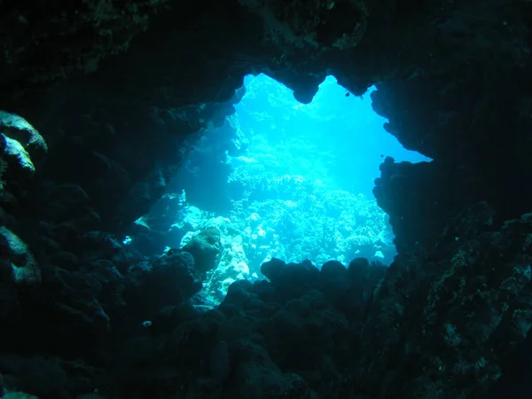 Underwater Cave Shaab Claudio — Stock Photo, Image