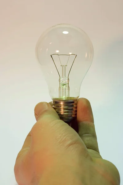 Light Bulb Fingers — Stock Photo, Image