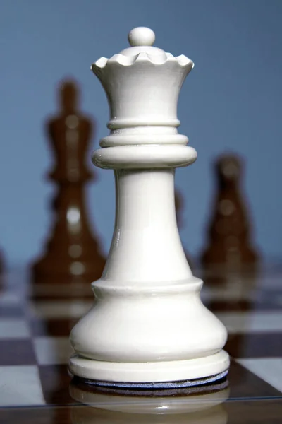 Σκακιστικό Παιχνίδι Στρατηγική Και Τακτική — Φωτογραφία Αρχείου