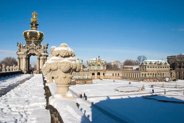 Dresden Capital Estado Saxônia Alemanha Oriental — Fotografia de Stock