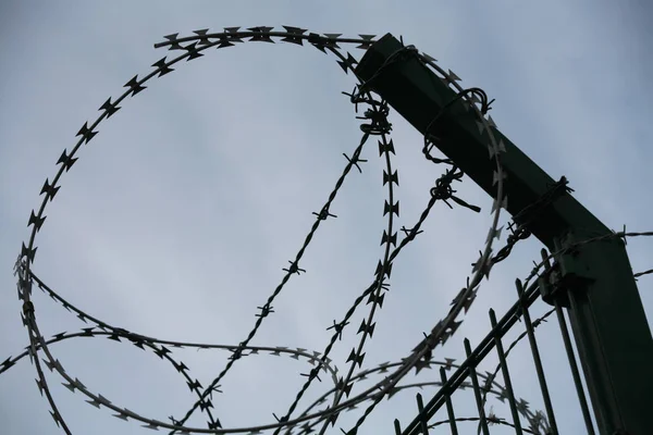 Barbed Wire Sky — Stock Photo, Image