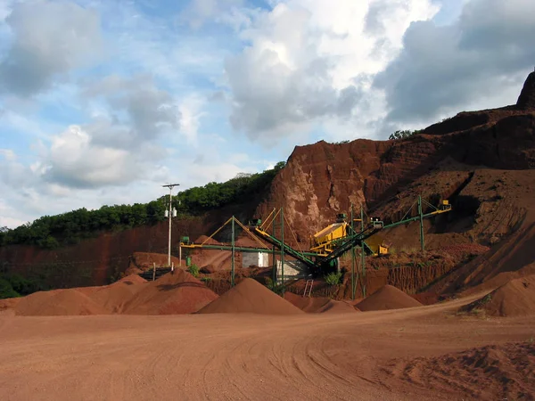 Indústria Obtenção Carvão Outros Minerais Uma Mina — Fotografia de Stock