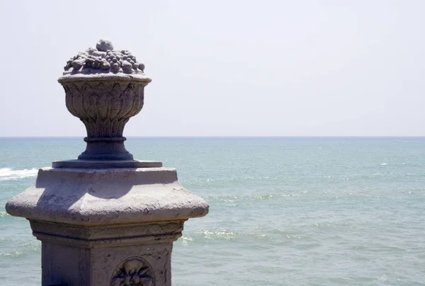 Vista Una Bellissima Costa Del Mare — Foto Stock