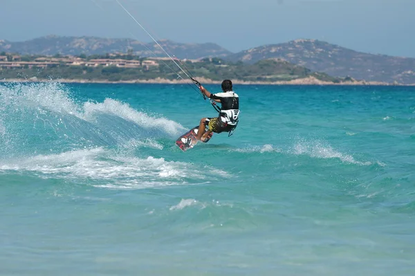 Ein Surfer Strand — Stockfoto