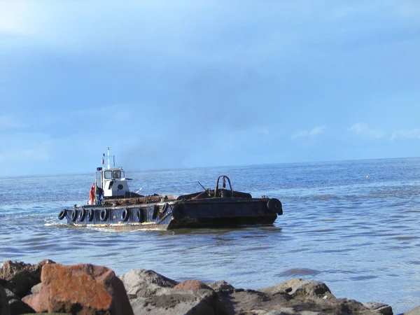 Schilderachtig Uitzicht Zeilschip — Stockfoto