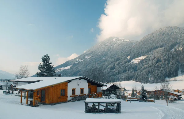 Especialmente Habitantes Das Áreas Esqui Áustria Respiraram Mas Visivelmente Quando — Fotografia de Stock