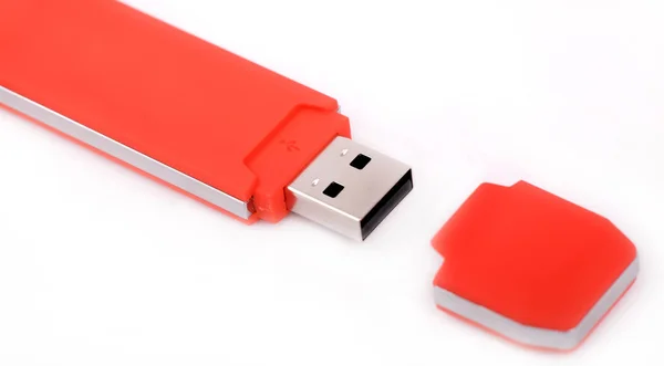 Κλείσιμο Της Συσκευής Usb — Φωτογραφία Αρχείου