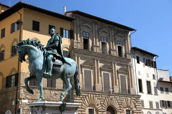 Florence Piazza Della Signora — Stockfoto
