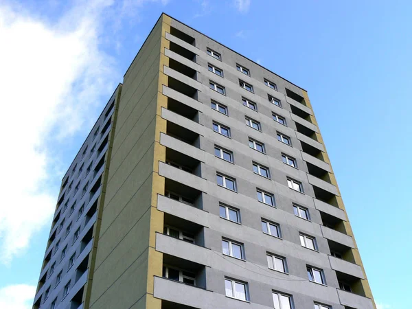 Schilderachtige Stadsgezicht Van Moderne Wolkenkrabbers Gevel — Stockfoto