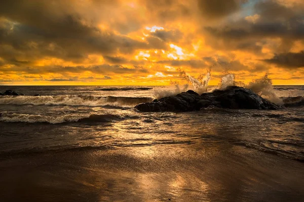 Bella Vista Sulla Riva Del Mare — Foto Stock