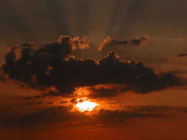 Zonnestralen Zonlicht — Stockfoto