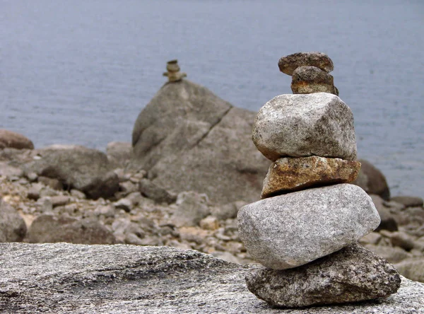 Stones Rocks Pebbles Rocky Gravel Background — Stock Photo, Image