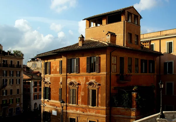 Siena Talya Daki Eski Binalar — Stok fotoğraf