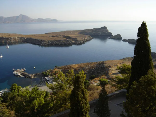 Lindos Vistas Acrópolis — Foto de Stock