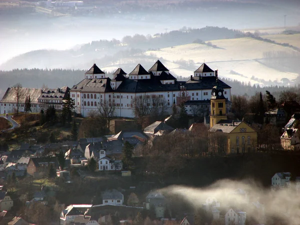 Blick Auf Flha Und Die Augustusburg — Stockfoto