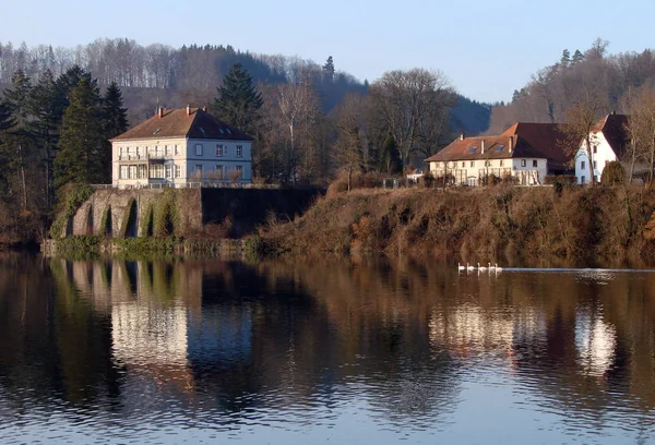 Vue Panoramique Sur Architecture Majestueuse Château Médiéval — Photo