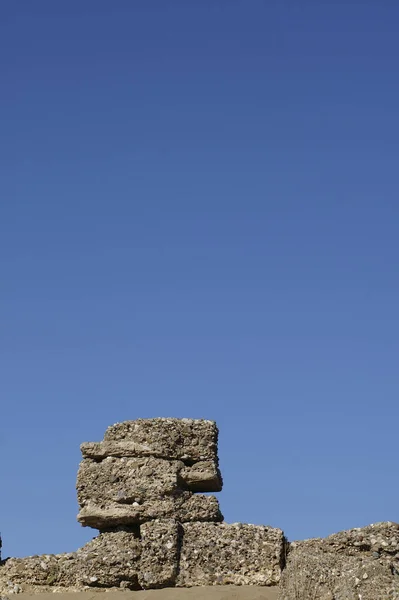 Muro Piedra Cielo — Foto de Stock