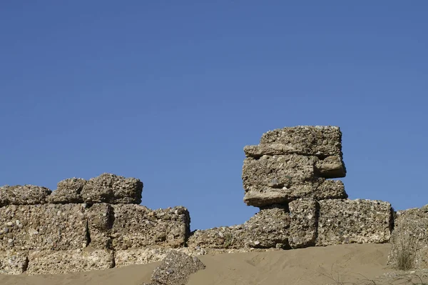 Oude Stenen Muur Stad Van Hectare — Stockfoto