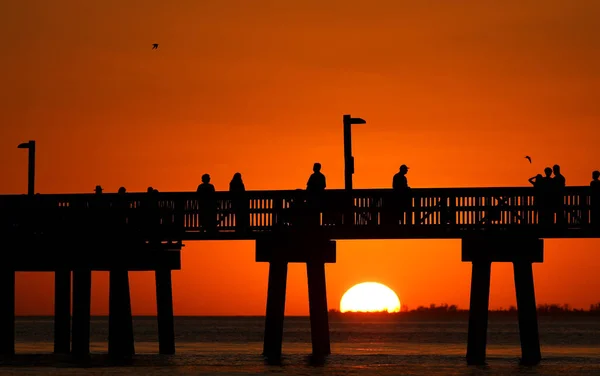 Das Bild Entstand Pier Von Fort Myers Beach Florida 039 — Stockfoto