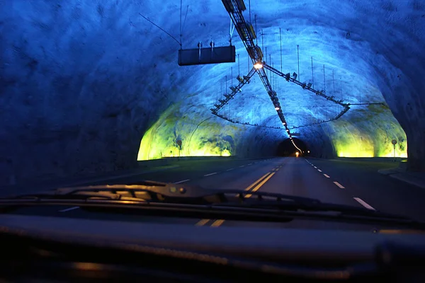 Världens Längsta Vägtunnel — Stockfoto