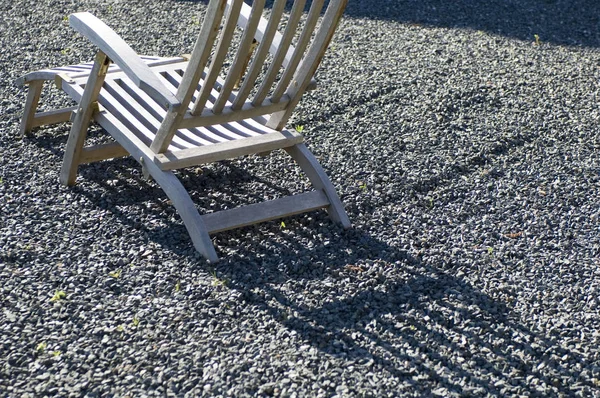 Stoel Stoelen Het Strand — Stockfoto