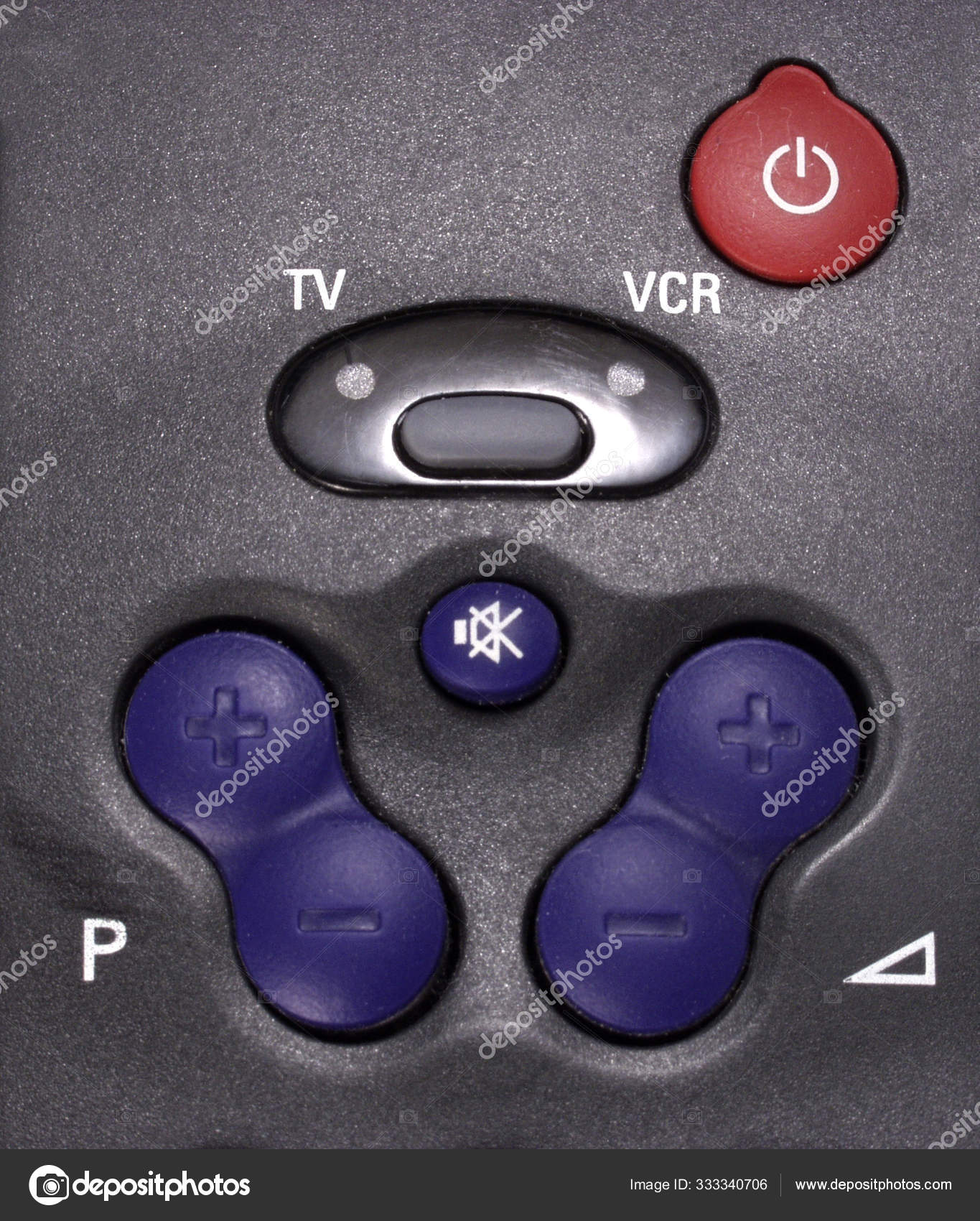 Botones Control Remoto Fondo Negro: fotografía de stock ...