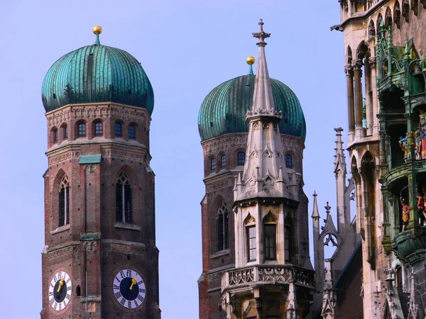 Frauenkirche Munich Prefeitura — Fotografia de Stock
