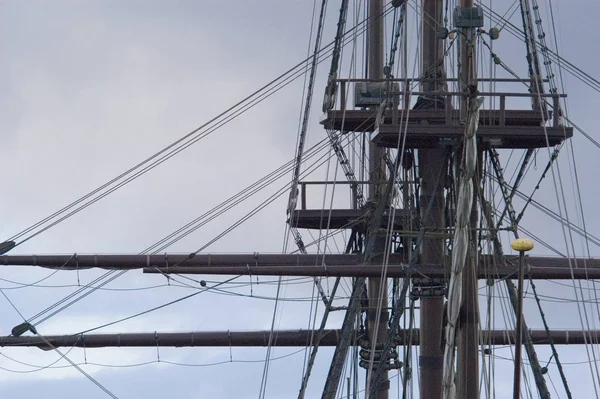 Vista Panorâmica Navio Vela — Fotografia de Stock