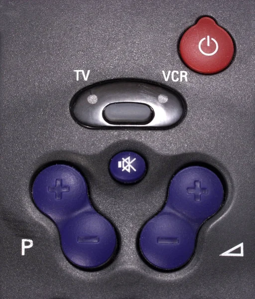 Remote Control Buttons Black Background — Stock Photo, Image