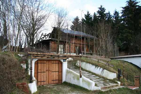 Wooden House General View — Stock Photo, Image