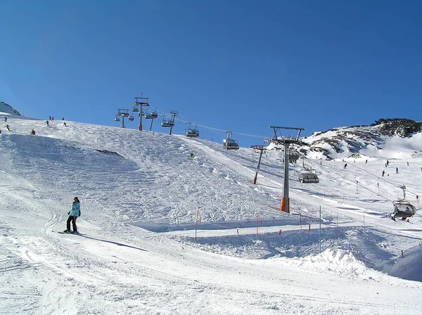 Görkemli Alp Manzarası Manzarası — Stok fotoğraf