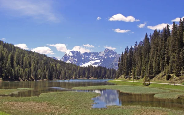 Vista Panorâmica Majestosa Paisagem Dolomitas Itália — Fotografia de Stock