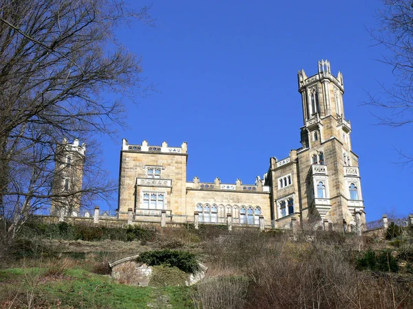 Schloss Eckberg Uno Los Tres Orilla Derecha Del Río Elba —  Fotos de Stock