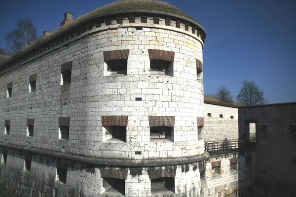 Vue Panoramique Sur Belle Architecture Médiévale Forteresse — Photo