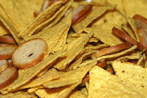 Close Corn Chips — Stock Photo, Image