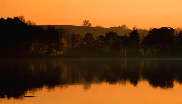 Esta Manhã Lago — Fotografia de Stock