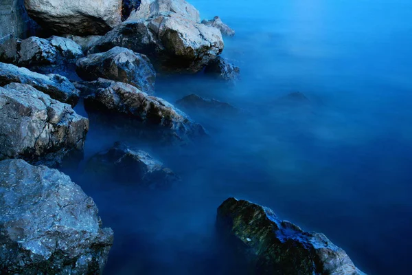 Hora Azul Mar — Fotografia de Stock